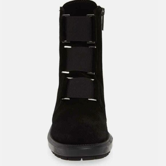 Aquatalia Liv waterproof black suede ankle boots, size 7.5 - Picture 12 of 14